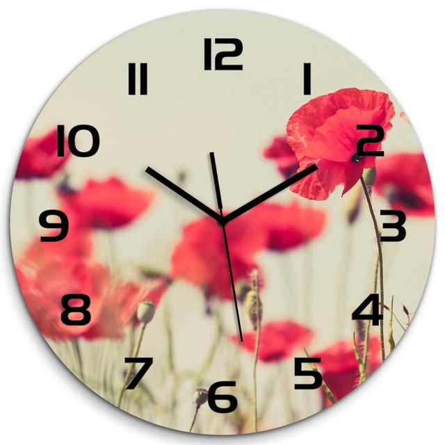 Jhasmine 60cm Silent Wall Clock East Urban Home on Productcaster.