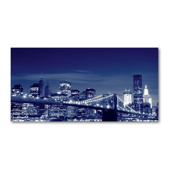 New York by Night - Unframed Art Prints on Canvas Latitude Run on Productcaster.