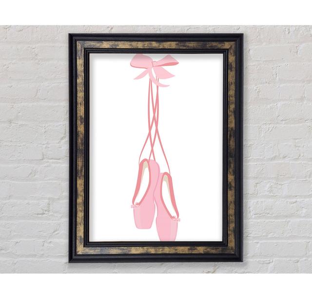 Ballerina Shoes 1 Framed Print Ivy Bronx Size: 142.2cm H x 84.1cm W x 8cm D on Productcaster.