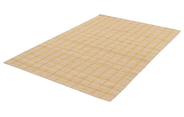 Handmade Kilim Rug in Cream with Geometric Pattern by Highland Dunes, Rug Size: Rectangle 100 x 160cm on Productcaster.