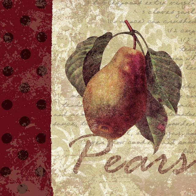 Pears I - Wrapped Canvas Painting Print Fleur De Lis Living Size: 30cm H x 30cm W x 3.8cm D on Productcaster.