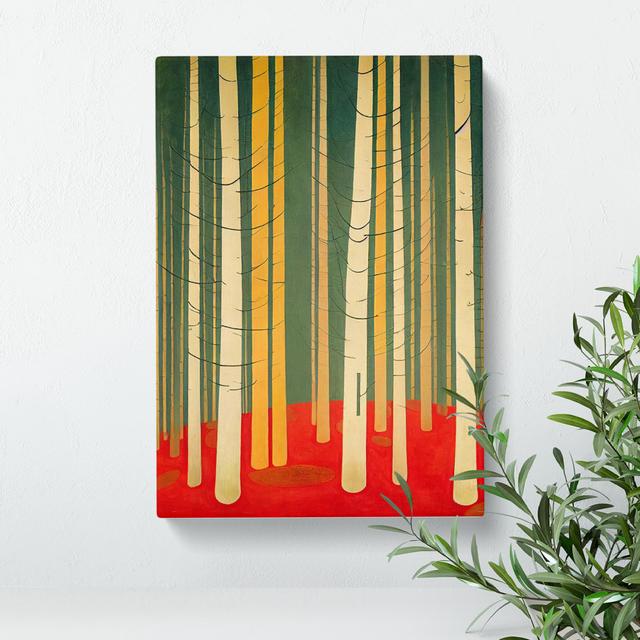 Spirited Forest Abstract - Wrapped Canvas Print ClassicLiving Size: 60cm H x 40cm W x 3cm D on Productcaster.