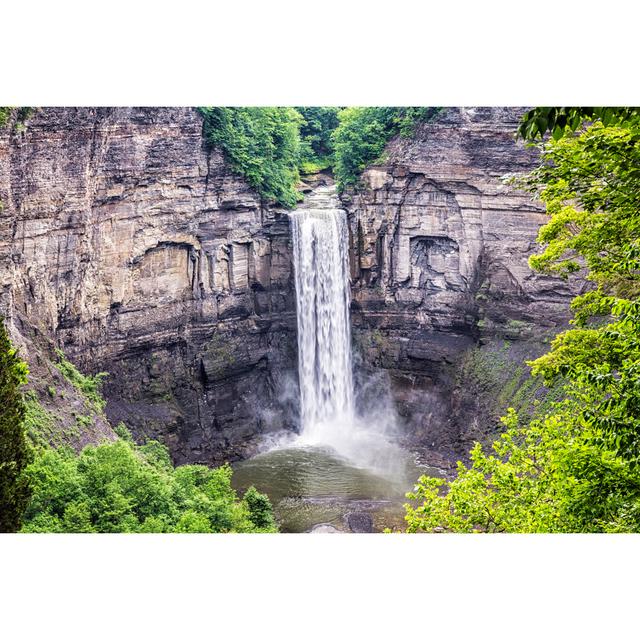 Taughannock Falls State Park Waterfall by Willowpix - Wrapped Canvas Art Prints Alpen Home Size: 61cm H x 91cm W x 3.8cm D on Productcaster.