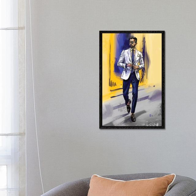 Men's Style IV by Sunflowerman - Gallery-Wrapped Canvas Giclée on Canvas Lark Manor Format: Black Floater Framed, Size: 66.04cm H x 45.72cm W on Productcaster.