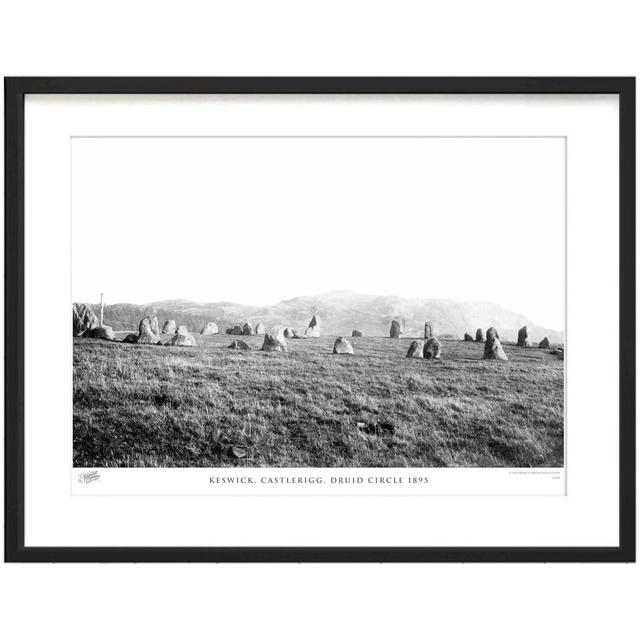 'Keswick, Castlerigg, Druid Circle 1895' by Francis Frith - Picture Frame Photograph Print on Paper The Francis Frith Collection Size: 40cm H x 50cm W on Productcaster.