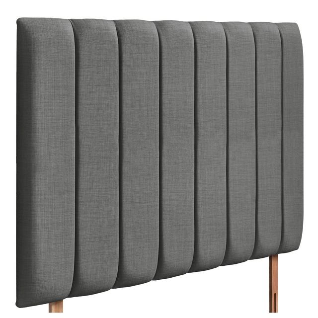 Iseminger Upholstered Headboard Latitude Run Colour: Granite, Size: Double (4'6) on Productcaster.