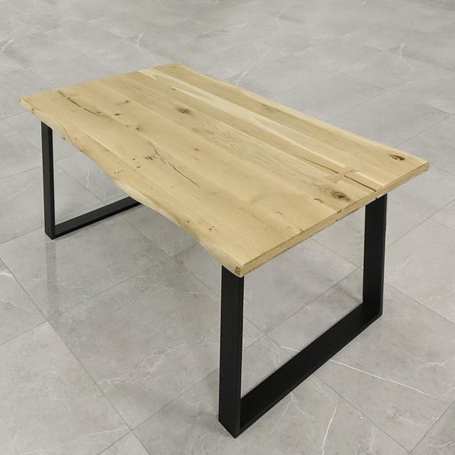 Esstisch Nielsen Gracie Oaks Größe: 80 cm H x 200 cm L x 40 cm B, Farbe der Tischplatte: Unbehandelt on Productcaster.