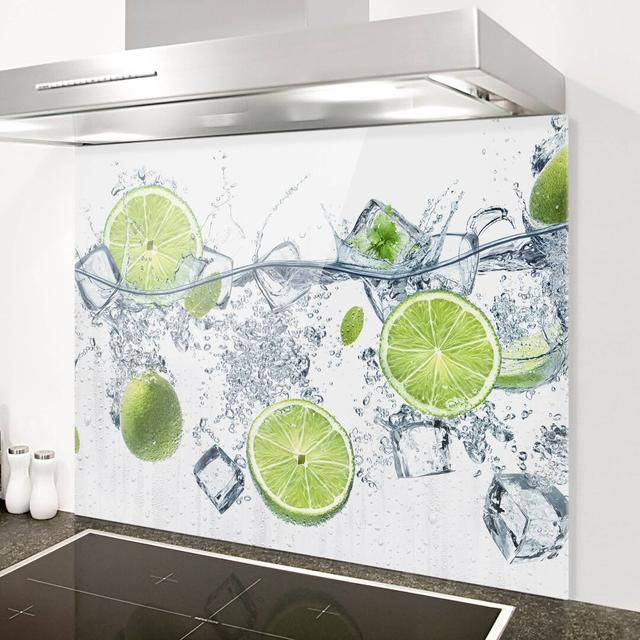 80cm x 59cm Glass Peel & Stick Panel East Urban Home on Productcaster.