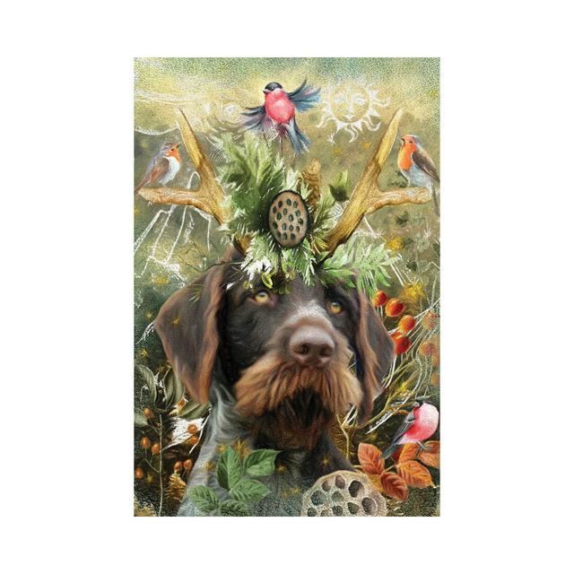 German Wirehaired Pointer Once Upon A Time Maturi Size: 45.72cm H x 30.48cm W on Productcaster.