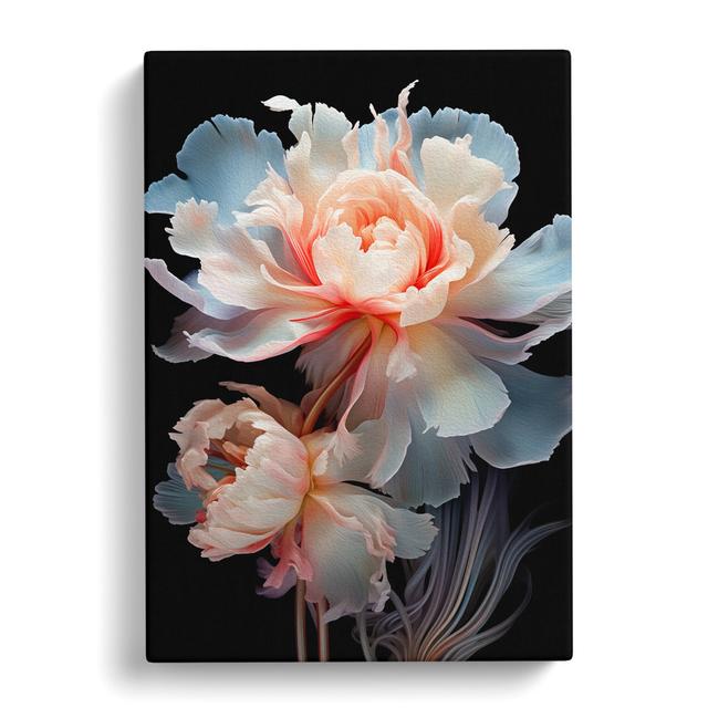 Peony Flower Informel No.2 - Print Marlow Home Co. Size: 60cm H x 40cm W x 3cm D on Productcaster.