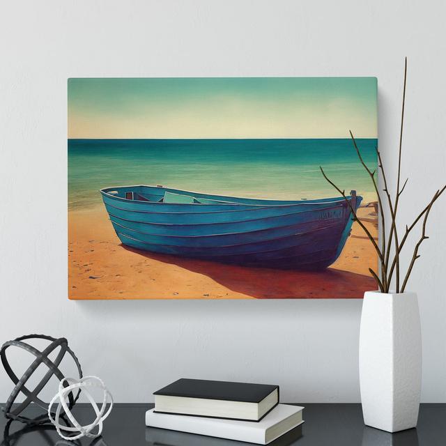 A Stranded Boat Vol.3 - Wrapped Canvas Graphic Art Breakwater Bay Size: 40cm H x 60cm W x 3cm D on Productcaster.