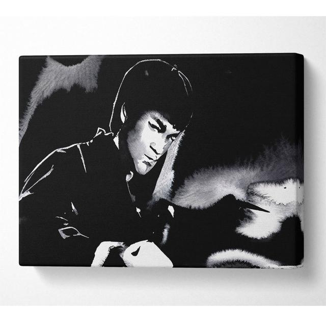 Bruce Lee Power - Wrapped Canvas Art Prints ClassicLiving Size: 101.6cm H x 142.2cm W x 10cm D on Productcaster.