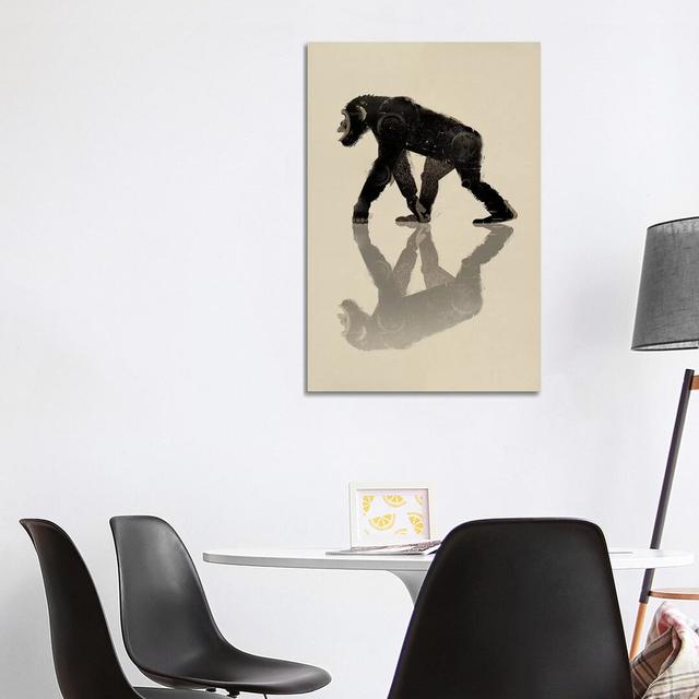 Chimp by Dieter Braun - Print on Canvas World Menagerie Format: Wrapped Canvas, Size: 101.6cm H x 66.04cm W x 3.81cm D on Productcaster.