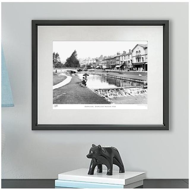 Dawlish, Dawlish Water 1928 - Single Picture Frame Print The Francis Frith Collection Size: 28cm H x 36cm W x 2.3cm D on Productcaster.