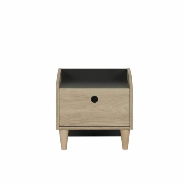 Watlington 1 Drawer Bedside Table Wade Logan on Productcaster.