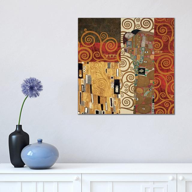 Klimt Details by Gustav Klimt - Wrapped Canvas Print ClassicLiving Size: 45.72cm H x 45.72cm W x 1.91cm D on Productcaster.