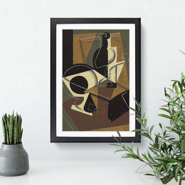 Cafe Moulin by Juan Gris - Picture Frame Painting East Urban Home Frame Option: Black Framed, Size: 65cm H x 48cm W x 2cm D on Productcaster.