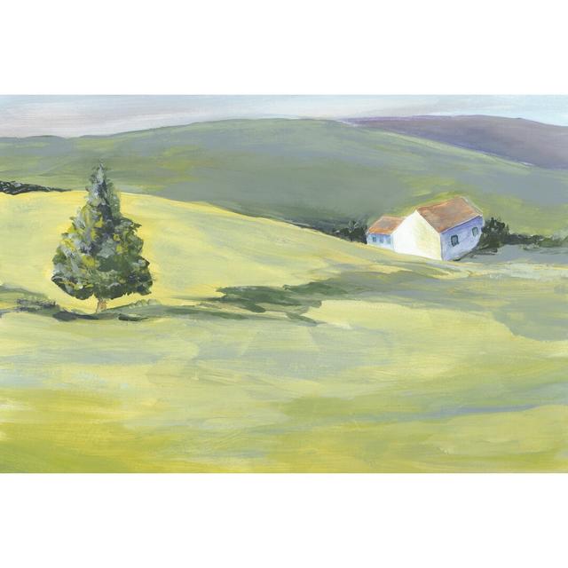 Hillside Vista II by Regina Moore - Wrapped Canvas Painting Rosalind Wheeler Size: 20cm H x 30cm W on Productcaster.