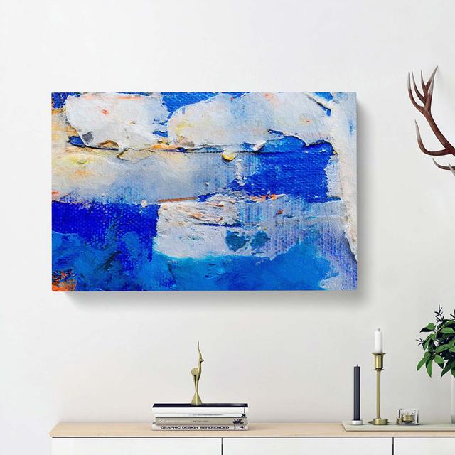 Abstract Art Painting Vol.153 - Wrapped Canvas Painting Print East Urban Home Size: 40cm H x 60cm W x 3cm D on Productcaster.