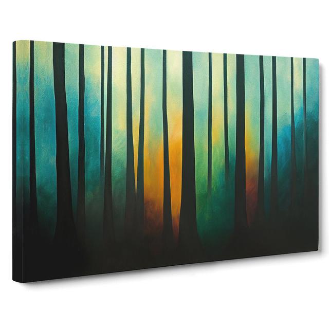 Dashing Summer Forest - Wrapped Canvas Graphic Art Alpen Home Size: 50cm H x 76cm W x 3cm D on Productcaster.