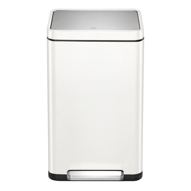 X-Cube Step On Rubbish Bin EKO Capacity: 40 L, Colour: White on Productcaster.