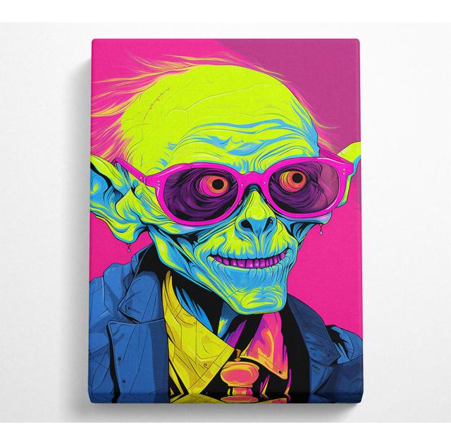 Hipster Goblin Canvas Art Print Marlow Home Co. Size: 35.6cm H x 50.8cm W on Productcaster.