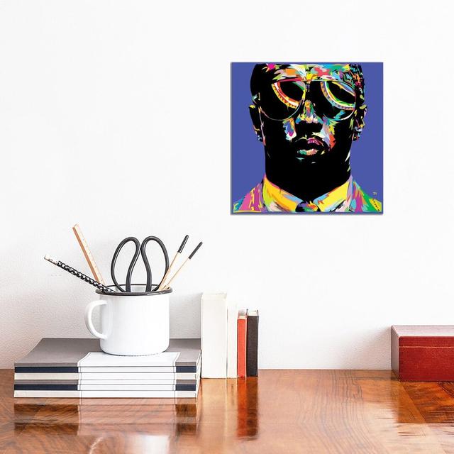 P. Diddy by Technodrome1 - Print on Canvas 17 Stories Size: 30.48cm H x 30.48cm W x 1.91cm D, Format: Wrapped Canvas on Productcaster.