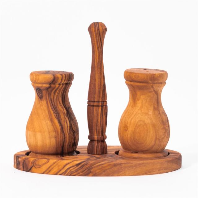 Mulford Salt & Pepper Pots And Stand Alpen Home on Productcaster.