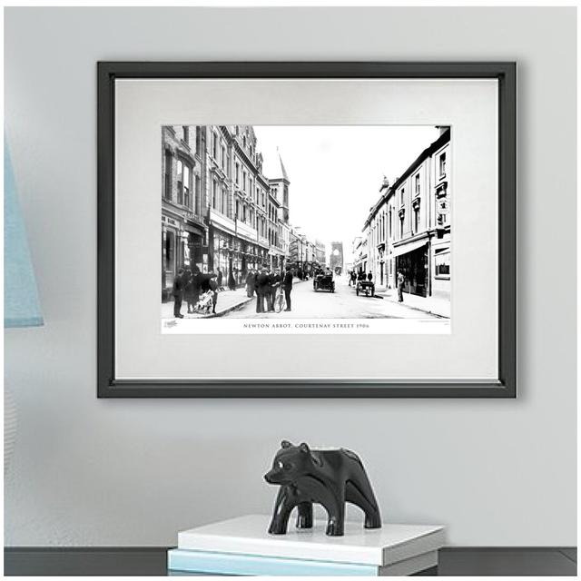 Newton Abbot, Courtenay Street 1906 by Francis Frith - Single Picture Frame Print The Francis Frith Collection Size: 45cm H x 60cm W x 2.3cm D on Productcaster.