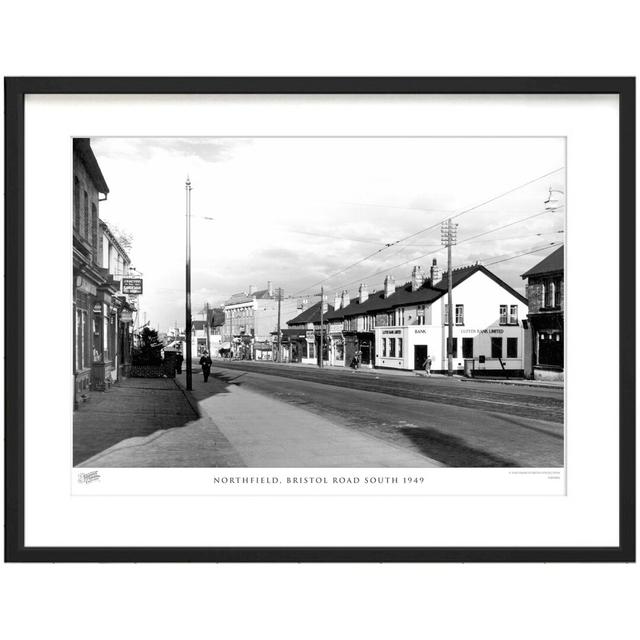 'Northfield, Bristol Road South 1949' - Picture Frame Photograph Print on Paper The Francis Frith Collection Size: 60cm H x 80cm W x 2.3cm D on Productcaster.