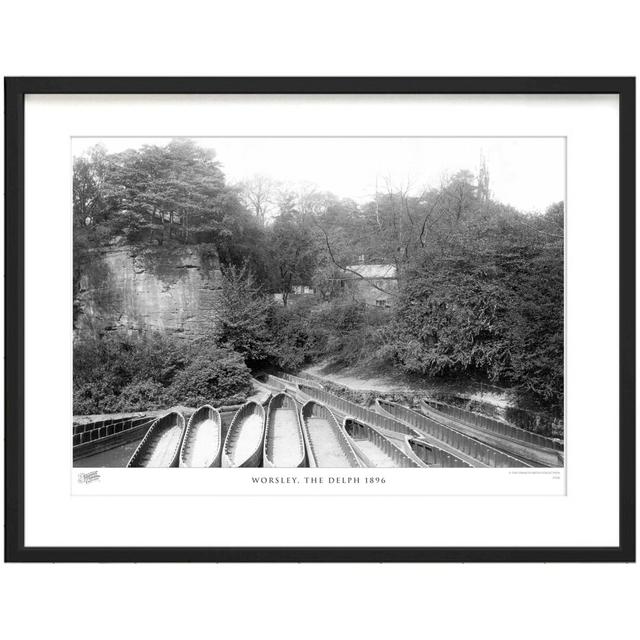 Worsley, The Delph 1896 by Francis Frith - Single Picture Frame Print The Francis Frith Collection Size: 28cm H x 36cm W x 2.3cm D on Productcaster.