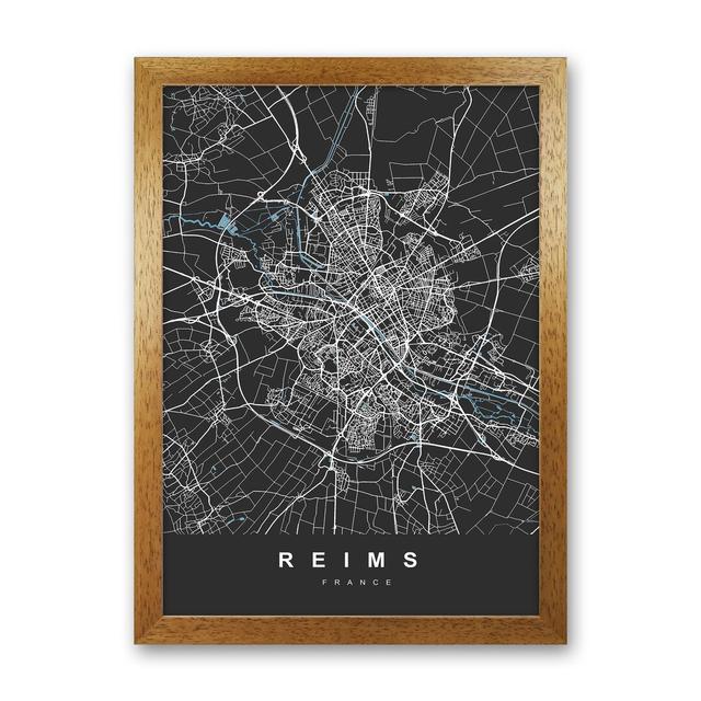 Reims - Print Borough Wharf Size: 63cm H x 46cm W x 3cm D, Format: Brown Paper on Productcaster.