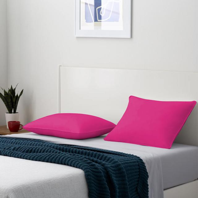 Iridessa 100% Polyester Pillowcase (Set of 2) 17 Stories Colour: Pink on Productcaster.