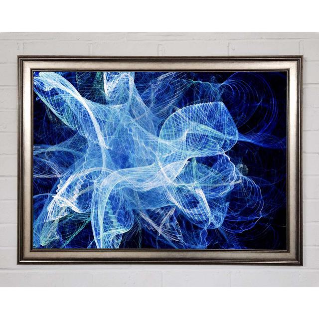 The Flow Of Energy Framed Print Ivy Bronx Format: Gunmetal Framed Paper, Size: 29.7cm H x 42cm W x 1.5cm D on Productcaster.