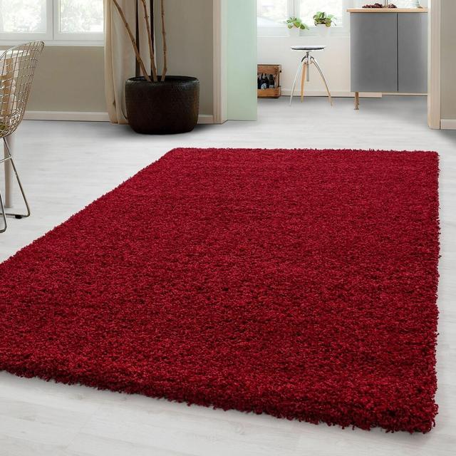 Chuck Red Rug Hashtag Home Rug Size: Rectangle 200 x 290cm on Productcaster.