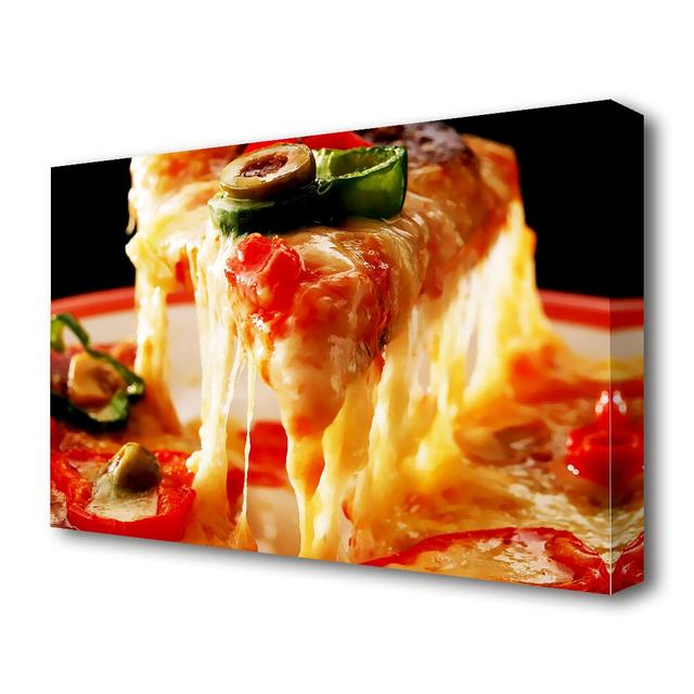 'Pizza Offering Kitchen' - Canvas Print Wall Art East Urban Home Size: 50.8 cm H x 81.3 cm W on Productcaster.