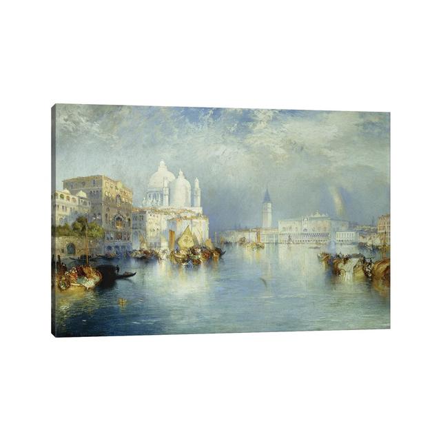 Grand Canal, Venice, 1903 by Thomas Moran - Wrapped Canvas Graphic Art ClassicLiving Size: 30.48cm H x 45.72cm W x 1.91cm D on Productcaster.