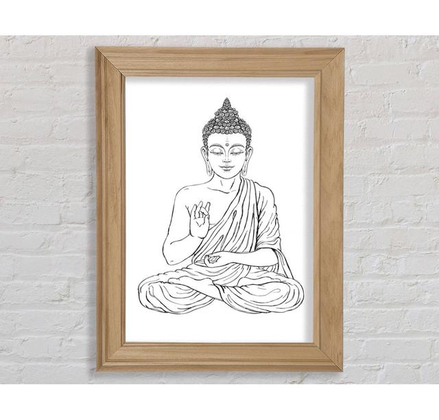 Buddha 12 - Print Bright Star Size: 42cm H x 21cm W on Productcaster.