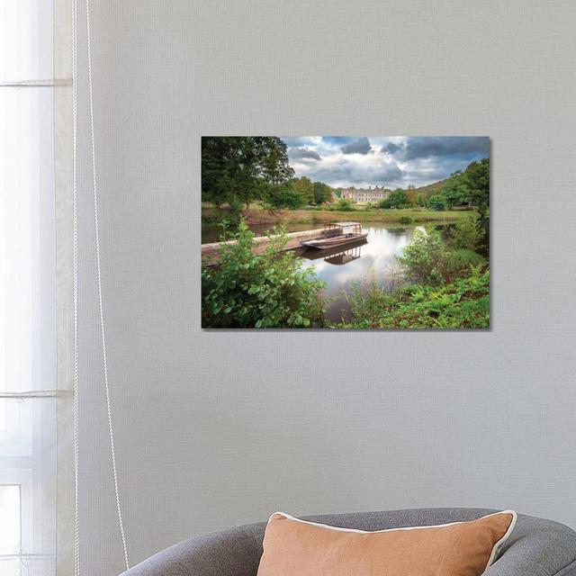 Bon Repos Abbaye In Brittany by Philippe Manguin - Wrapped Canvas Painting Alpen Home Size: 45.72cm H x 66.04cm W x 1.905cm D on Productcaster.