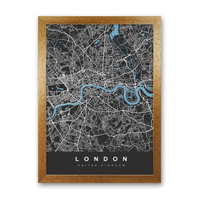 London III - Graphic Art Print on Paper Borough Wharf Format: Brown Paper, Size: 46cm H x 34cm W x 3cm D on Productcaster.