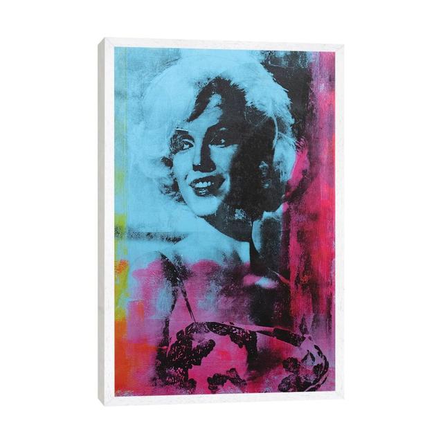 Marilyn Monroe - Print on Canvas Ebern Designs Format: White Framed, Size: 66.04cm H x 45.72cm W x 3.81cm D on Productcaster.