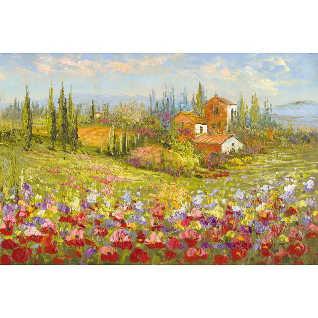 Painterly Tuscany 2 - Wrapped Canvas Painting Brambly Cottage Size: 20cm H x 30cm W x 3.8cm D on Productcaster.