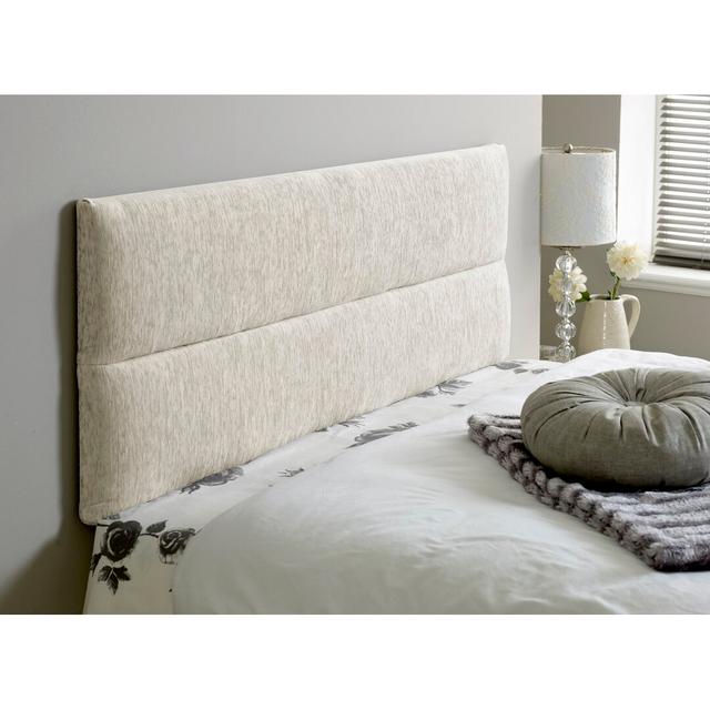 Kolo Upholstered Headboard 17 Stories Size: Double (4'6), Colour: Ivory on Productcaster.