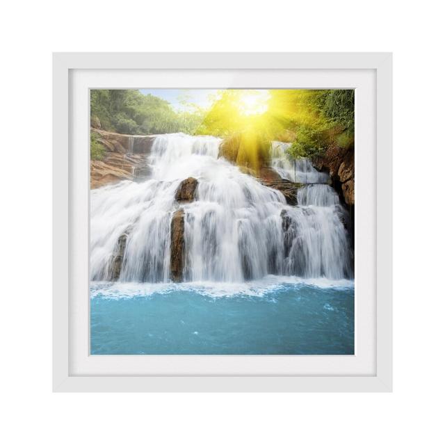 Morning in Paradise - Picture Frame Photograph Print on Paper East Urban Home Frame Options: Matt white, Size: 70cm H x 70cm W on Productcaster.