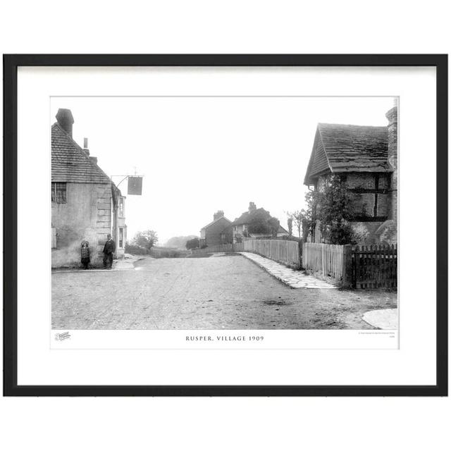 'Rusper, Village 1909' by Francis Frith - Picture Frame Photograph Print on Paper The Francis Frith Collection Size: 45cm H x 60cm W x 2.3cm D on Productcaster.