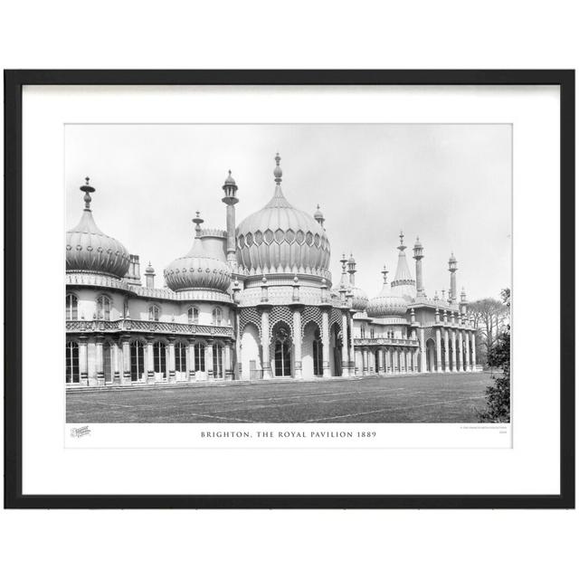 'Brighton, the Royal Pavilion 1889' by Francis Frith - Picture Frame Photograph Print on Paper The Francis Frith Collection Size: 28cm H x 36cm W x 2. on Productcaster.