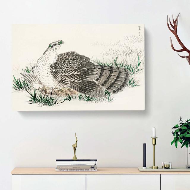 Japanese Hawk-Eagle by Numata Kashu - Wrapped Canvas Graphic Art Print East Urban Home Size: 50cm H x 76cm W x 3cm D on Productcaster.