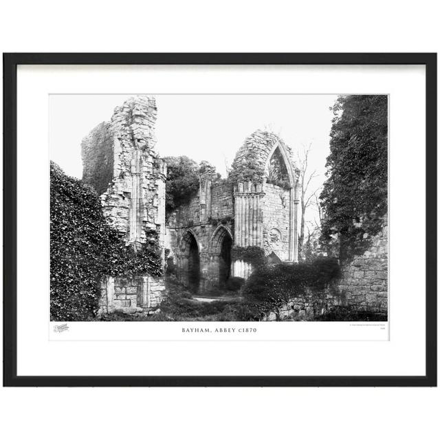 Bayham, Abbey C1870 by Francis Frith - Single Picture Frame Print The Francis Frith Collection Size: 40cm H x 50cm W x 2.3cm D on Productcaster.