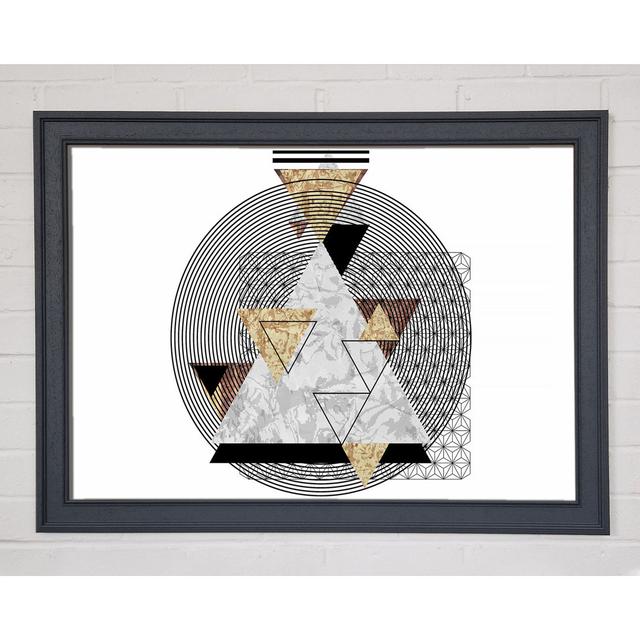 Pyramid Stack - Single Picture Frame Art Prints Metro Lane Size: 42cm H x 59.7cm W x 1.5cm D on Productcaster.