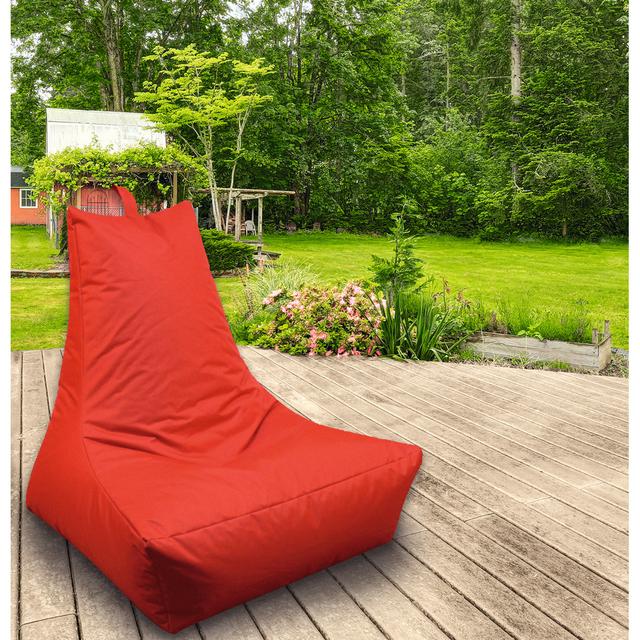 Sitzsack Ebern Designs Farbe der Polsterung: Rot on Productcaster.